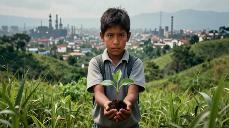 Juventud cultiva esperanza frente a la industria