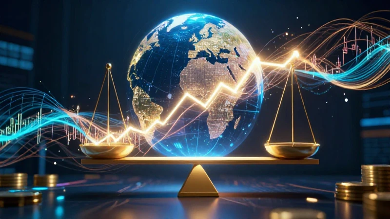 Ajustar: Definición y concepto en la economía actual 4 Flujo económico global visualizado en equilibrio dinámico