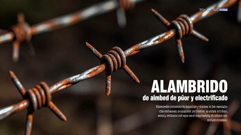 Alambre electrificado, concepto y diseño profesional