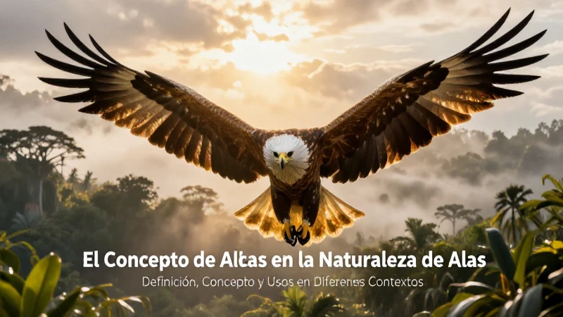 Águila majestuosa ilustrando el concepto de alas