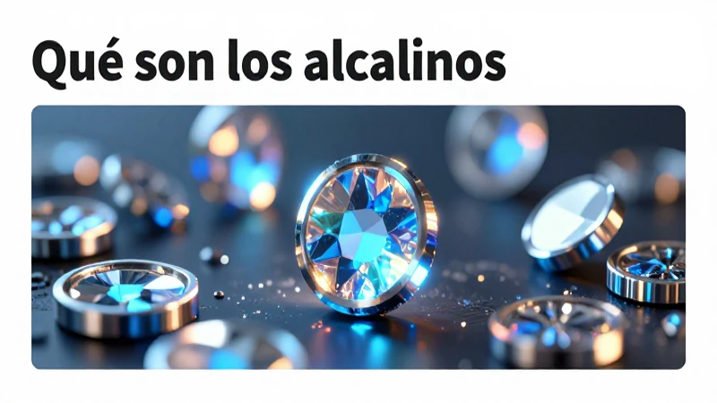 Metales alcalinos: Ilustración educativa profesional