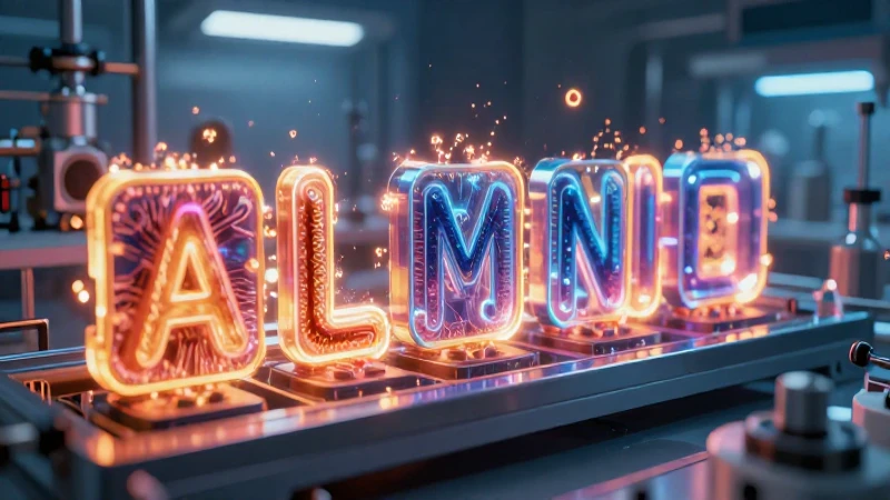 Metales alcalinos vibrantes en laboratorio futurista