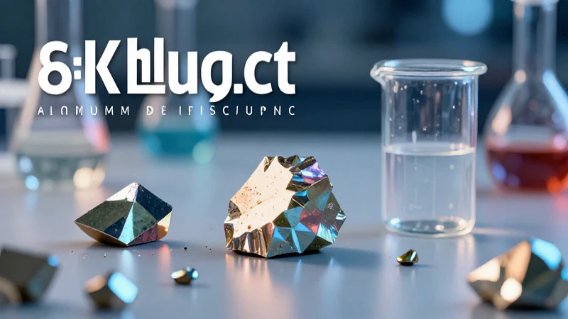 Laboratorio científico vibrante con metales reactivos