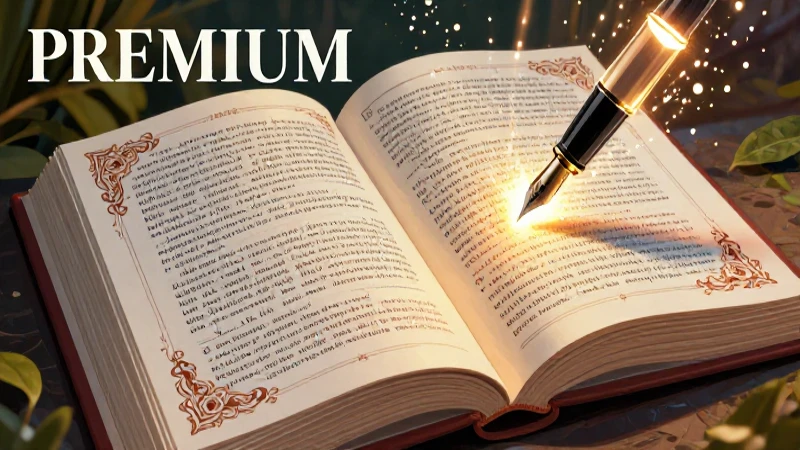 Libro de gramática y pluma luminosa inspirados en NEM
