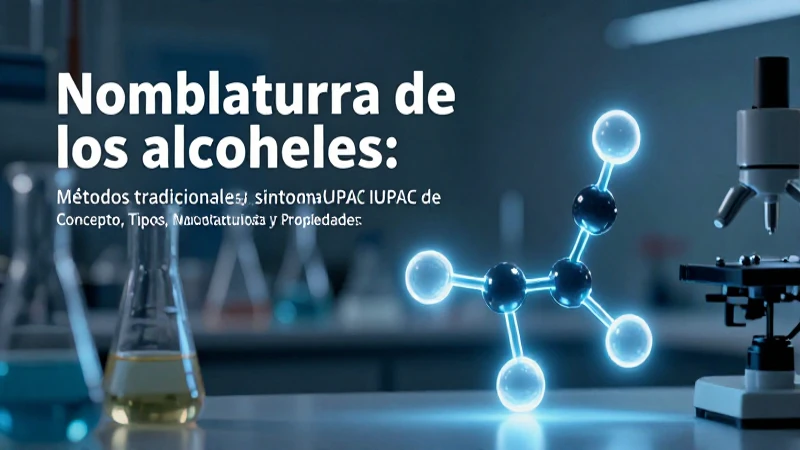 Nomenclatura IUPAC y propiedades de alcoholes
