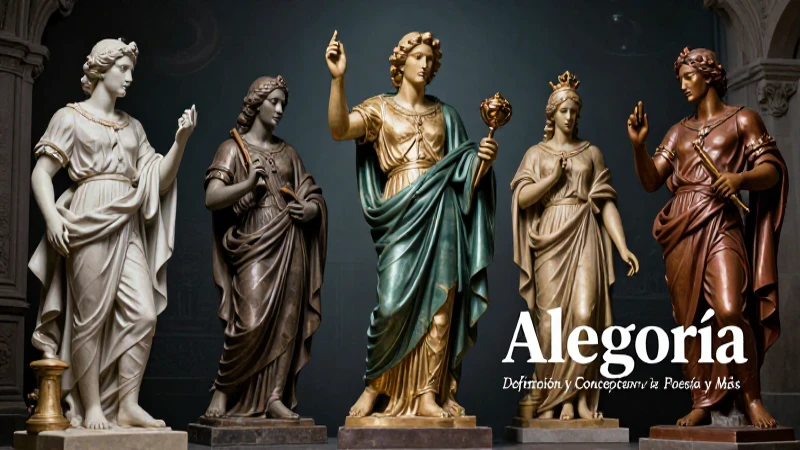 Arte alegórico visual de profundo conocimiento