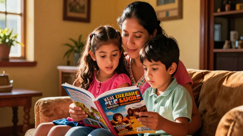 Qué prácticas son clave para la alfabetización inicial 10 Familia mexicana leyendo en ambiente cálido