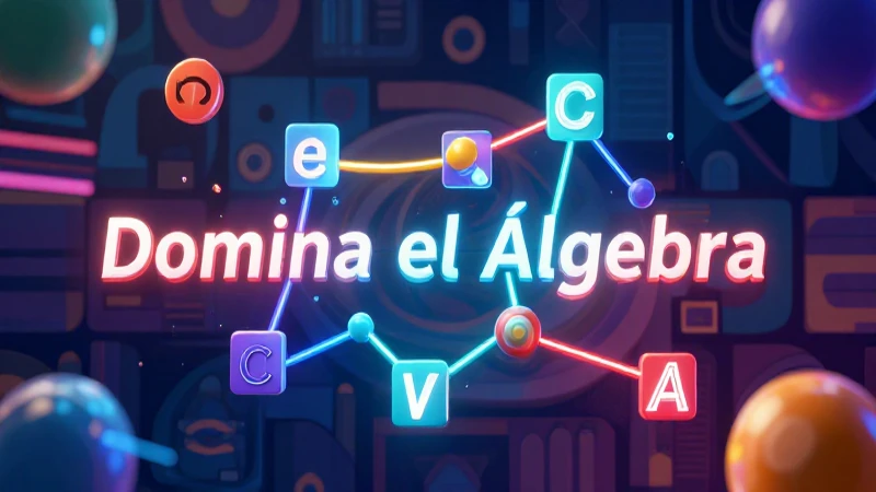 Representación digital vibrante de términos algebraicos