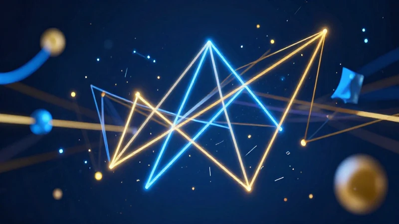 Variables abstractas y geometría dinámica en tonos neón