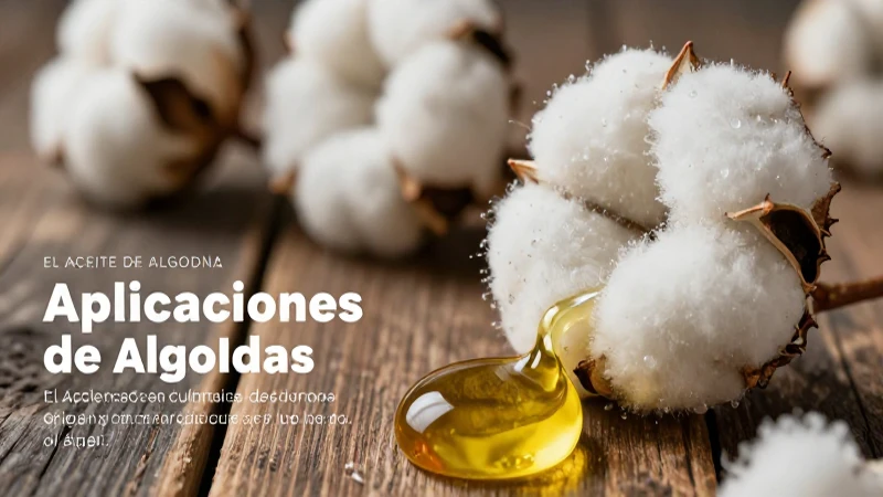 Beneficios y aplicaciones del aceite de algodón
