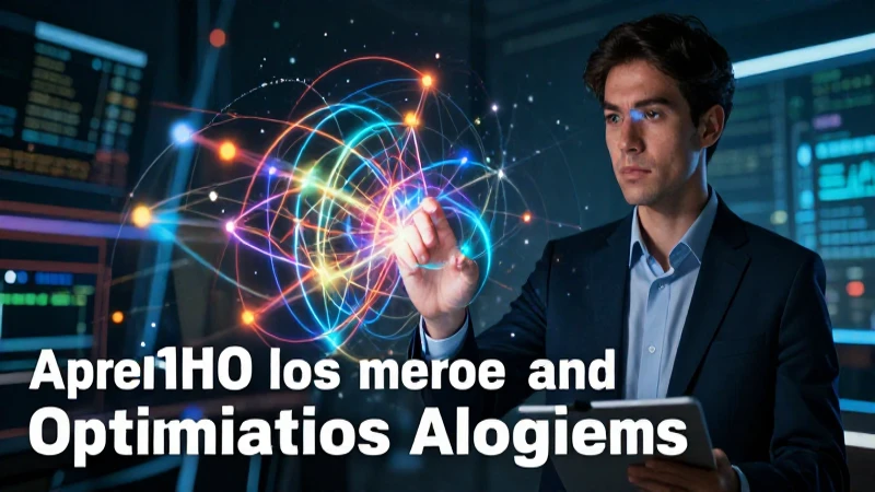 Educador maneja algoritmos de optimización avanzada