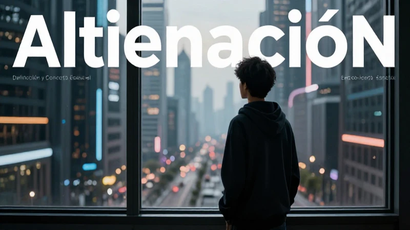 Alienación: Definición y Concepto Esencial Explicado 7 Reflexión sobre la alienación moderna en la ciudad