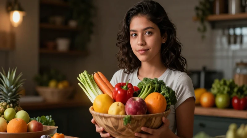 Alimentación: Concepto, Régimen y Trastornos Alimenticios 4 Estudiante saludable sobre nutrición y equilibrio