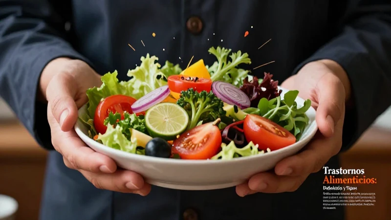 Alimentación: Concepto, Régimen y Trastornos Alimenticios 6 Educador presenta comida saludable y conceptual