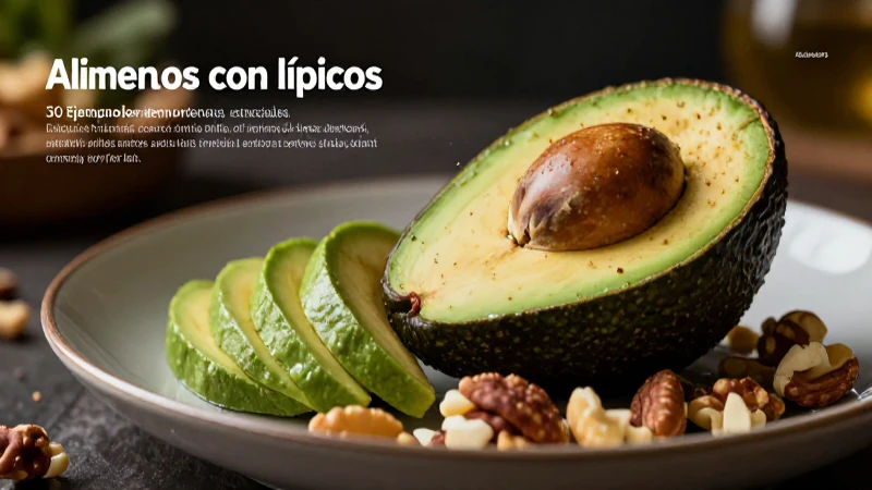 Alimentos con lípidos: 30 Ejemplos de nutrientes esenciales 4 Los lípidos saludables son esenciales para la salud