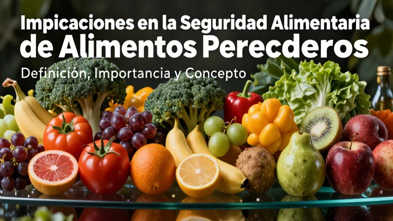 Alimentos Perecederos: Definición, Importancia y Concepto 6 Alimentos frescos garantizan la seguridad alimentaria