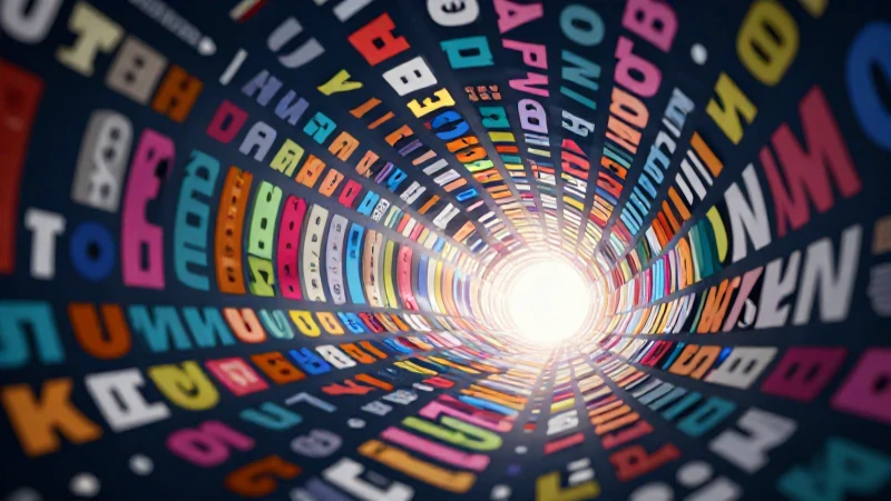 Visual de aliteración en publicidad con estilo educativo
