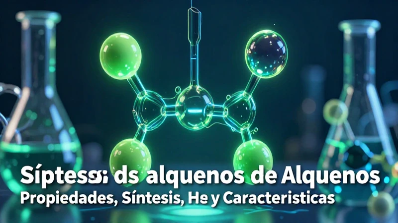 Alquenos: Síntesis química con estilo cinematográfico detallado