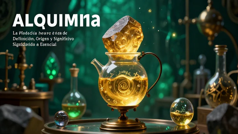 Piedra y el elixir de la alquimia