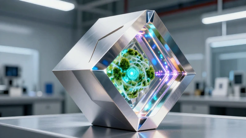 Cuáles son las propiedades y usos del aluminio en la industria 9 Geometría de aluminio futurista y brillante