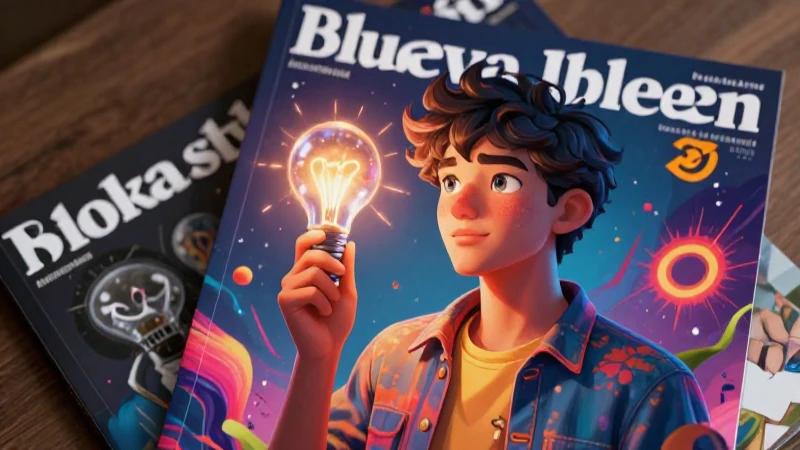 Ilustración atractiva con ideas creativas y vibrantes