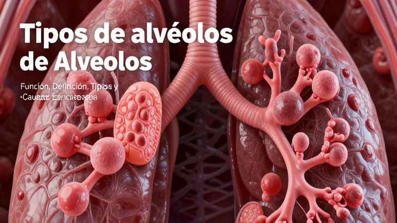 Tipos y funciones esenciales de alvéolos