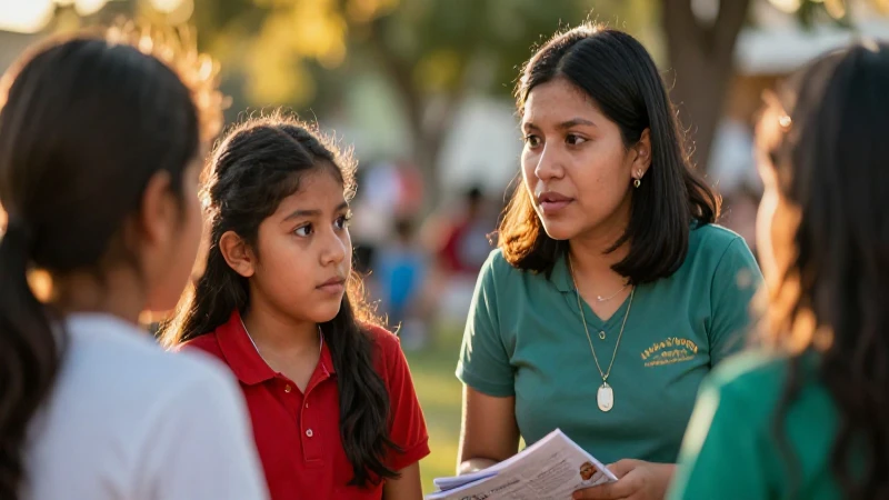 Conexión cálida entre docente y alumno mexicano