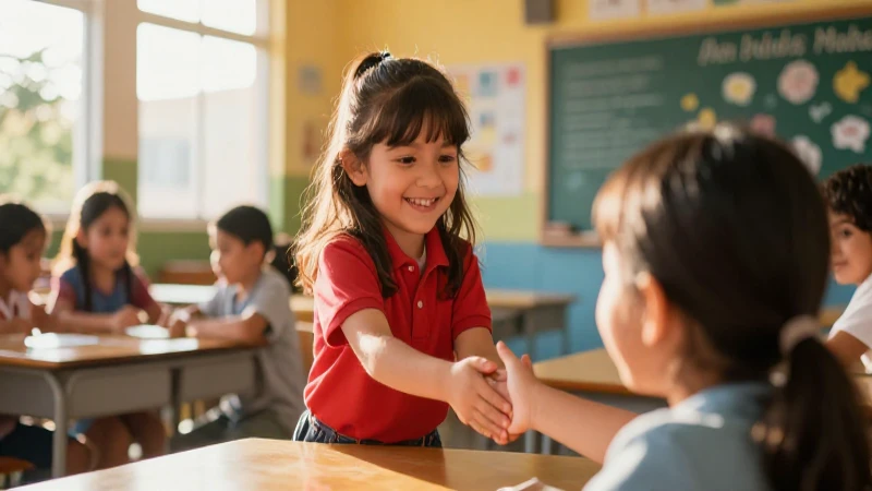 Enseñar amabilidad a los niños