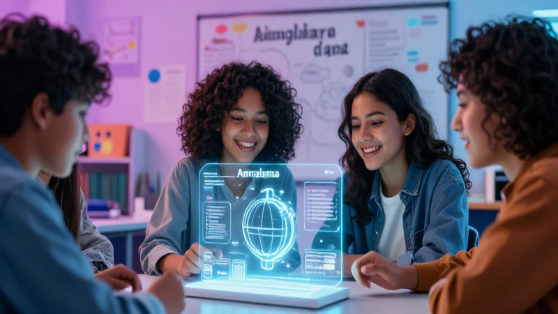 Amalgama: Definición, Tipos y Características Esenciales 4 Estudiante mexicano estudia holograma educativo