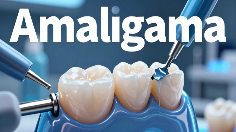 Amalgama: Definición, Tipos y Características Esenciales 3 Representación visual de la amalgama dental