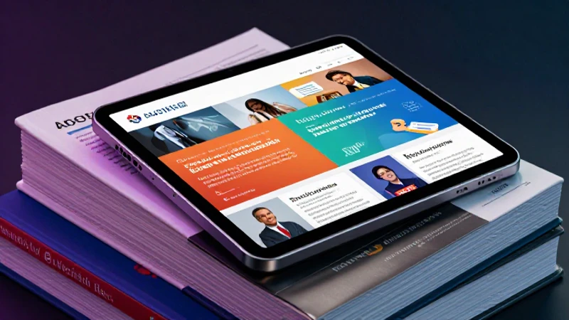 Libros académicos, tablet digital y estilo profesional