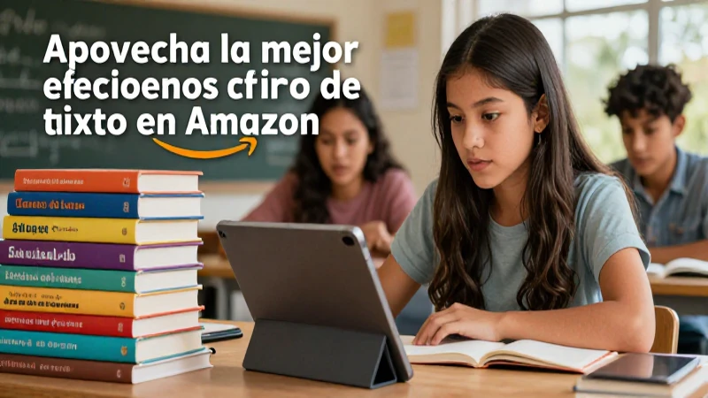 Estudiante mexicano aprovecha ofertas de libros en Amazon