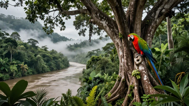 Selva Amazónica: fauna, flora y paisajes detallados