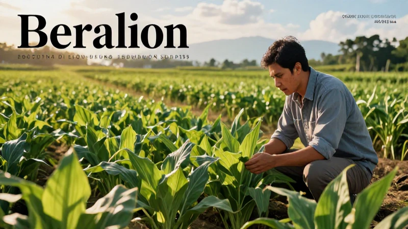 Campo: Conoce los ambientes rurales y su esencia única 5 Agricultor examina cultivos modernos en campo rural