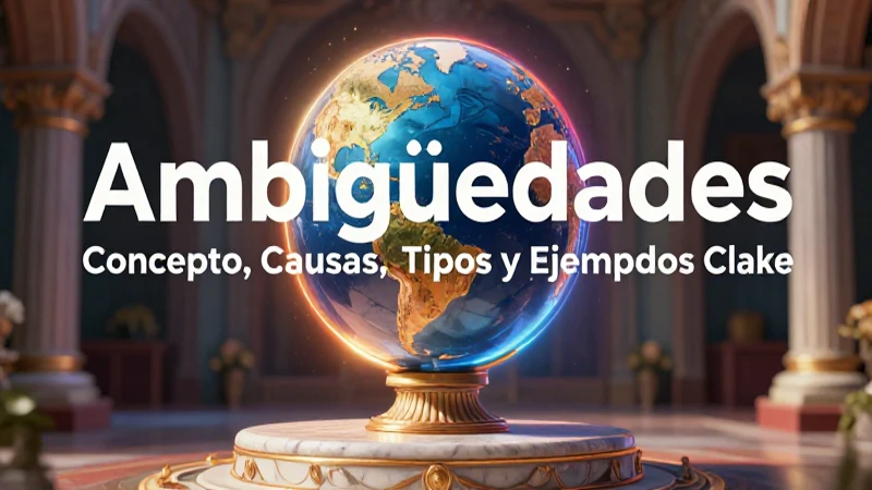 Ambigüedades: Concepto, Causas, Tipos y Ejemplos Clave 3 Ambigüedad conceptual: origen, causas y tipos