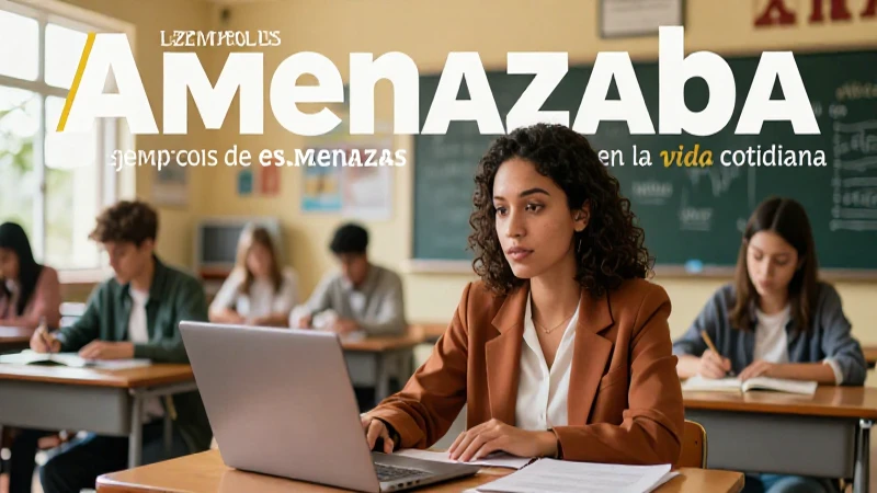 Amenazaba: Definición y concepto que debes conocer 4 Ilustración atractiva sobre peligros cotidianos