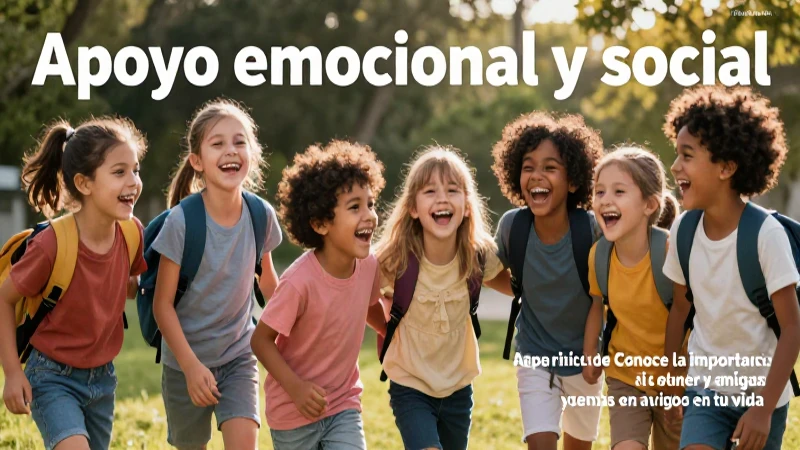 Niños felices compartiendo amistad y apoyo