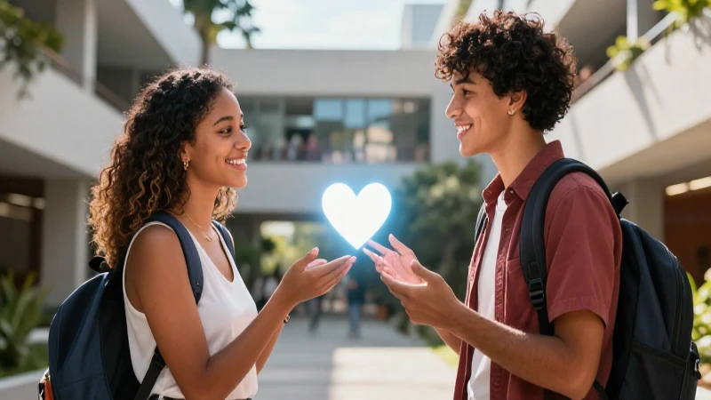 Cuáles son las características y los diferentes tipos de amor 4 Ilustración de universidad con concepto y detalle