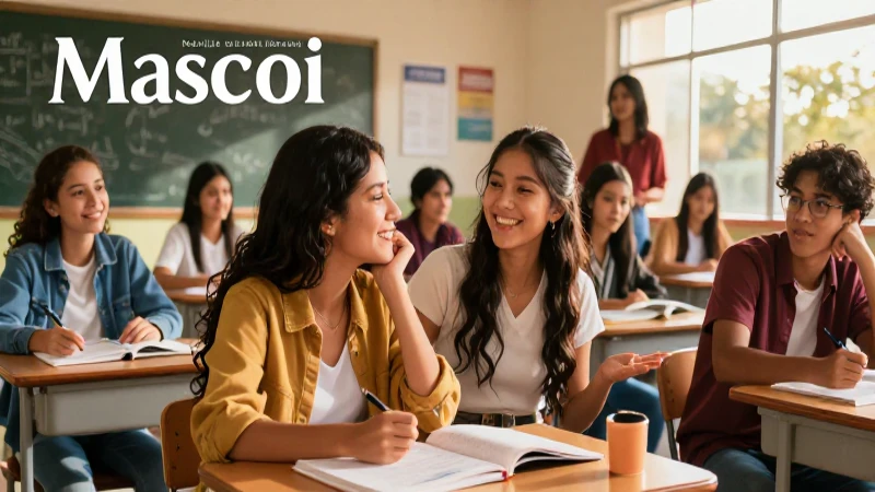 Amorfinos cortos: 15 Ejemplos que Enamoran y Sorprenden 6 Portada vibrante de estudiantes mexicanos en una clase