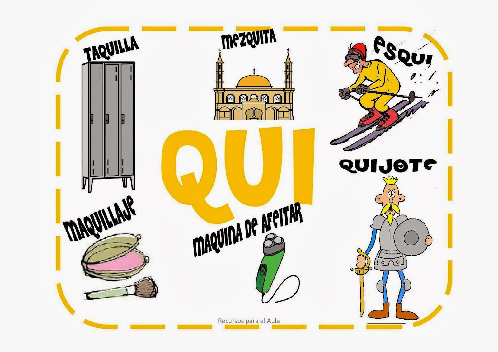 amplia tu vocabulario con las conoce palabras con que y qui