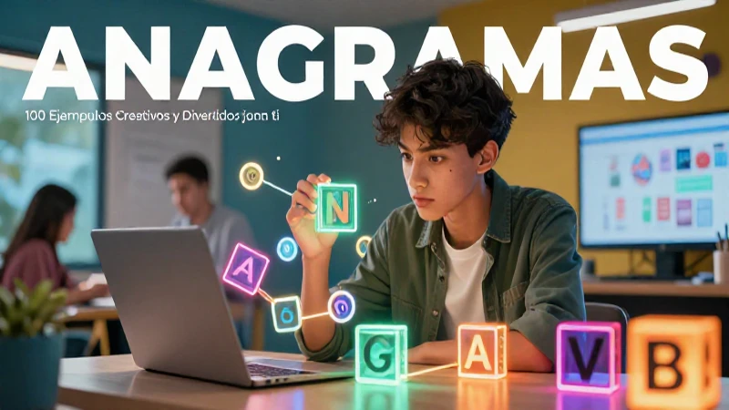 Crea anagramas creativos con 100 ejemplos