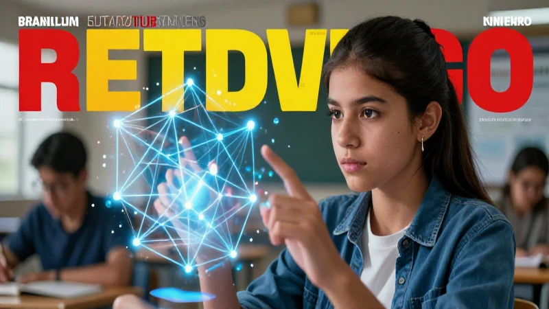Estudiante mexicano observa red holográfica avanzada