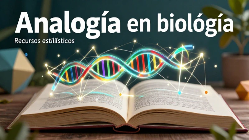 Analogía: conexiones conceptuales entre diversos campos