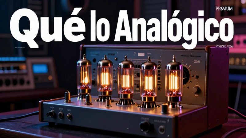 La tecnología analógica define y evoluciona el sonido vintage