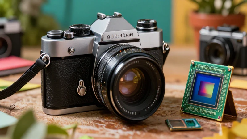 La fotografía evolucionó de película a sensor digital