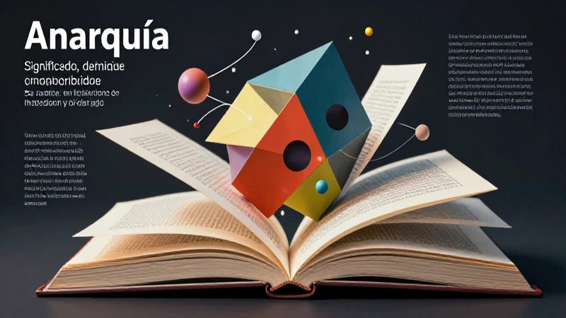 Anarquía: Significado, definición y concepto en detalle 8 Anarquía: concepto visual dinámico y detallado