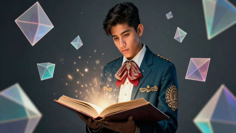 Anarquía: Significado, definición y concepto en detalle 7 Joven pensador rodeado de ideas flotantes