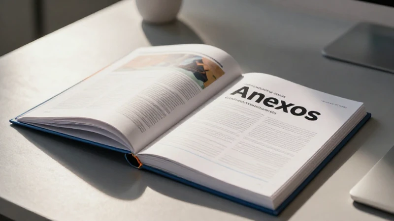Importancia de anexos: recurso académico visual