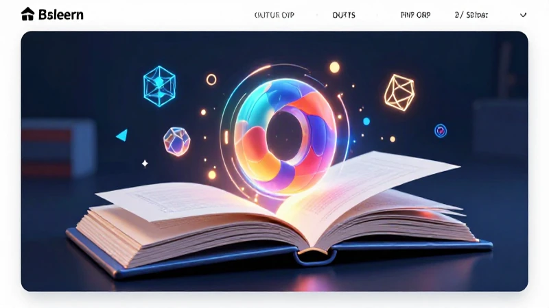 Portada moderna y profesional para blog académico