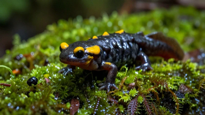 Anfibios Ejemplos: 15 Impresionantes Animales Anfibios 11 Sapo de hocico amarillo en bosque vibrante